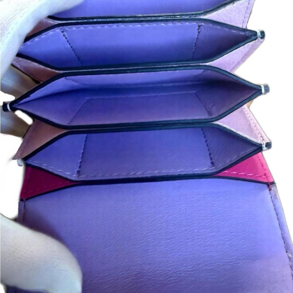 Versace Pink and Purple Card Wallet- EUC with dustbag - Picture 8 of 9